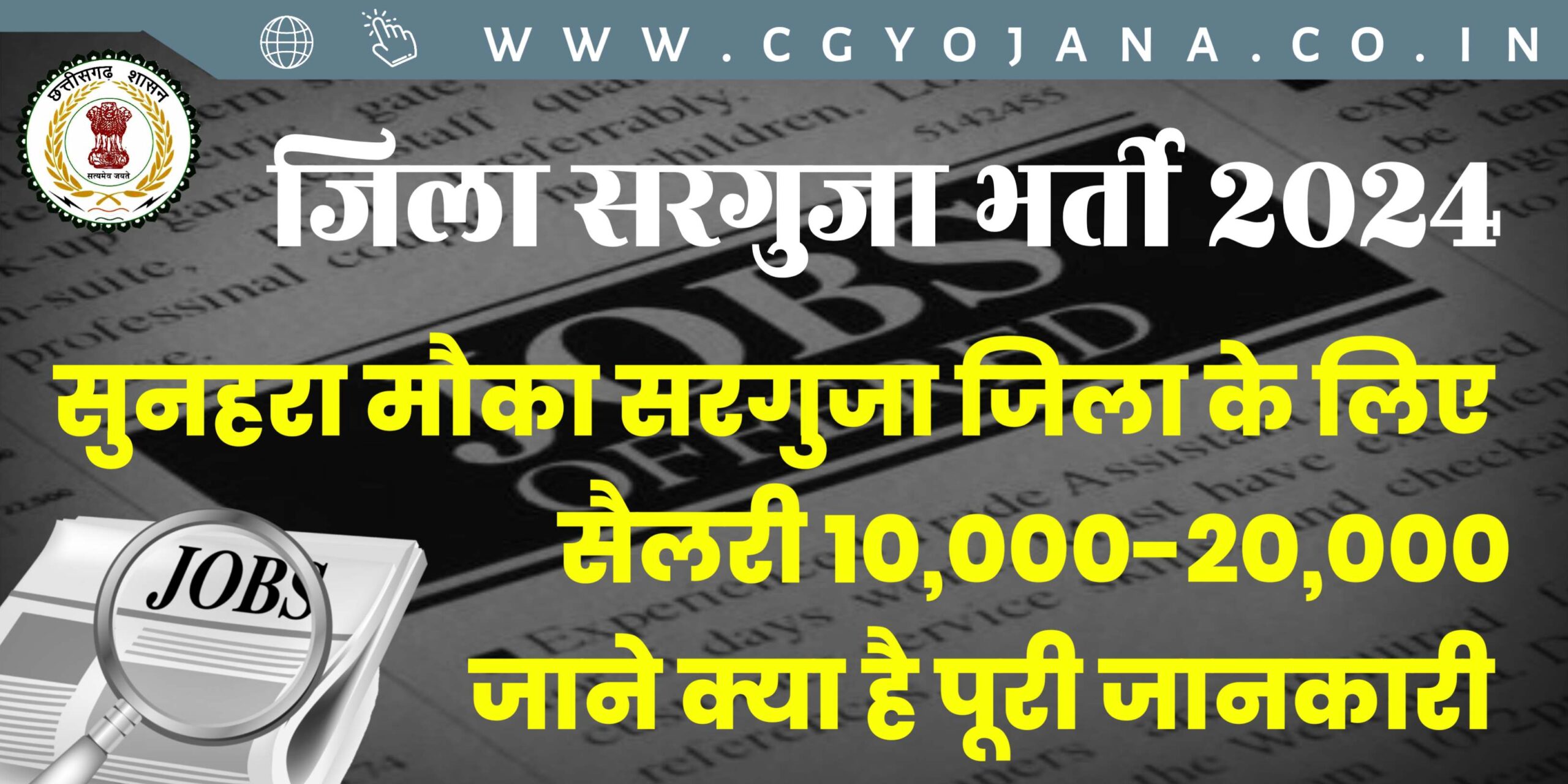 अंबिकापुर ( सरगुजा ) जिला पंचायत भर्ती 2024 जाने क्या है पूरी जानकारी